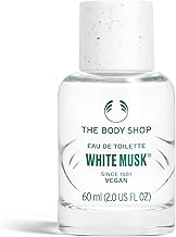 The Body Shop White Musk Eau de Toilette (1x 60ml), Fresh Floral Musk Perfume for Men & Women, Long-Lasting Unisex Fragrance with Jasmine & Lily Notes, Vegan Cologne, Signature Cruelty-Free Scent