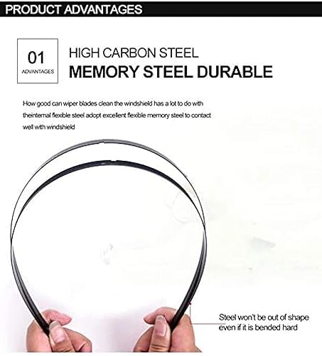 Miniatura 6 de Limpiaparabrisas delantero del coche para Peugeot 3008 2008 2009 2010 2011 2012 2013 2014 2015 2016 limpiaparabrisas delantero