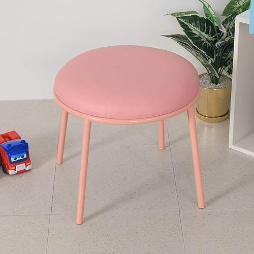 Miniatura 4 de YyuX Home - Taburete pequeño para niños, grueso y antideslizante, silla de comedor para sala de estar, hierro y arte, cambiador de zapatos, tamaño