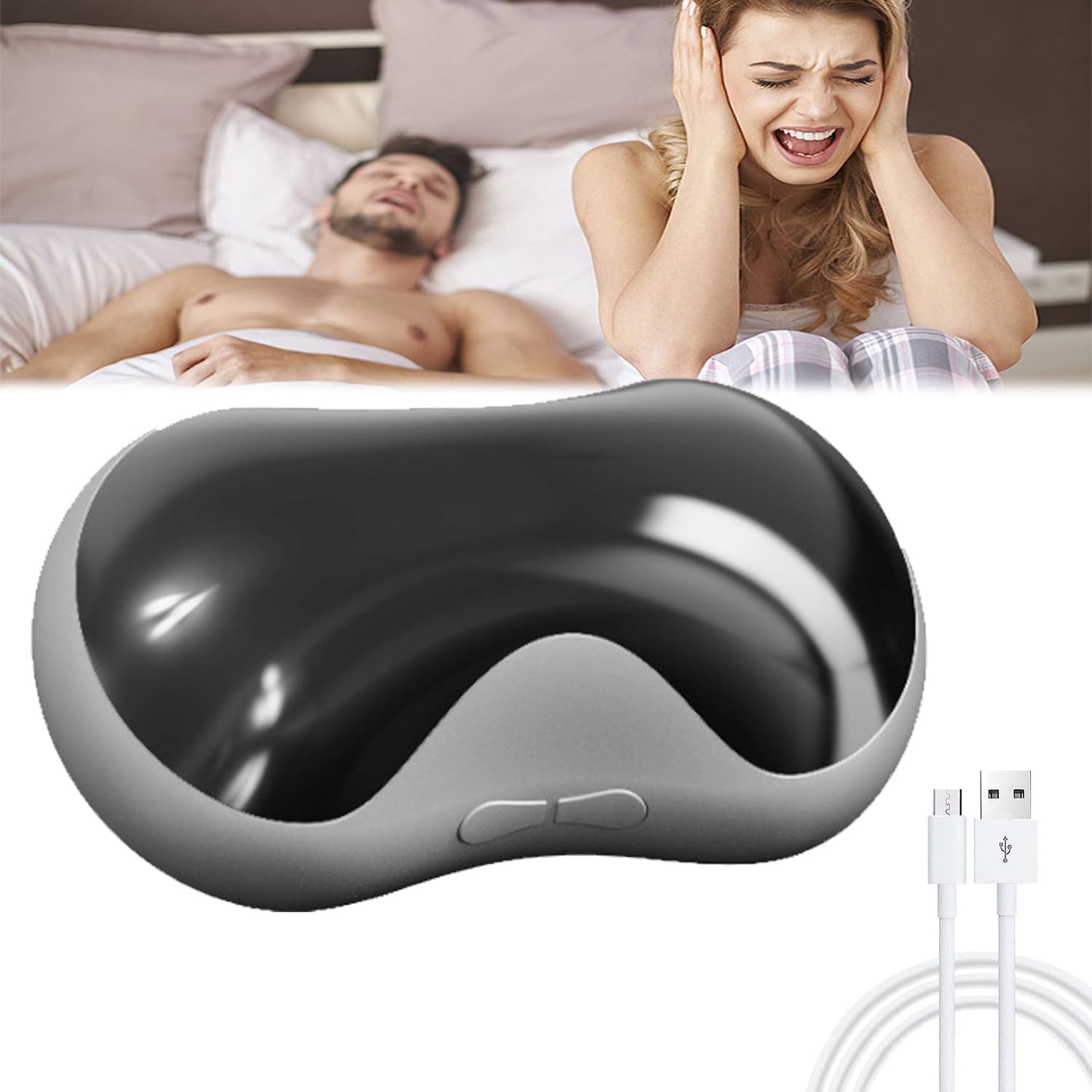 EXQST Snortium Pro - Snortium Anti-Snoring Device Intelligent Anti-Snoring Device Chin Unisex Improve Sleep Quality
