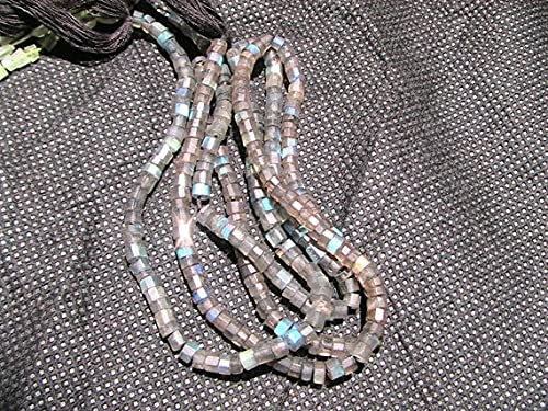Perles labradorite 4-5mm Heishi pour créer des bracelets bohèmes chic