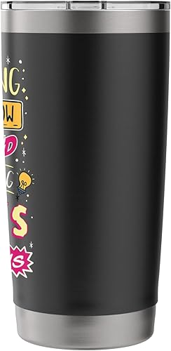 Miniatura 2 de Retro Cartoons - Vaso aislado de acero inoxidable con diseño nostálgico de los años 90 y 80