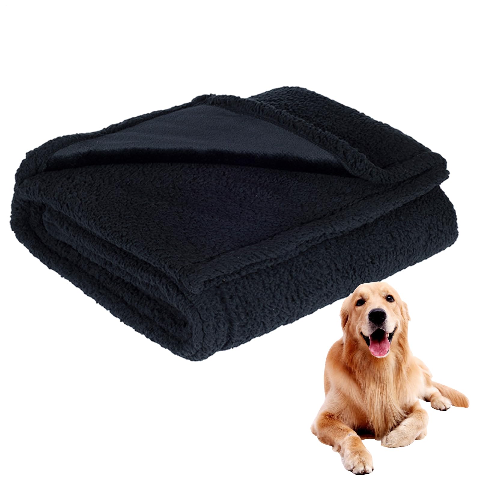 Mantas para perros - Manta para mascotas de franela gruesa | Manta de gato | suave e impermeable para sofá, sofá, cama, suministros para mascotas