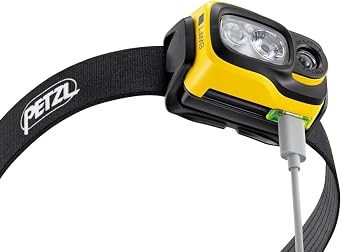 PETZL Headlamp Swift RL Black/Yellow - Black, Yellow