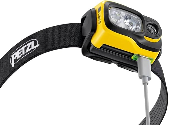PETZL Headlamp Swift RL Black/Yellow - Black, Yellow