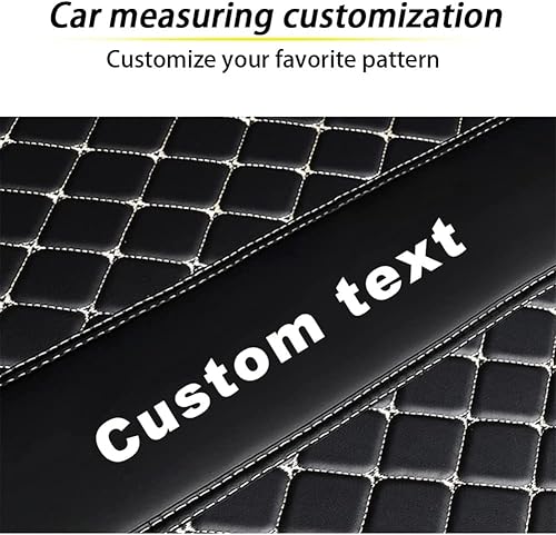 Miniatura 3 de Tapete de carga de automóvil personalizado, forro de cuero impermeable antideslizante para todo tipo de clima, compatible con el 95% de los modelos