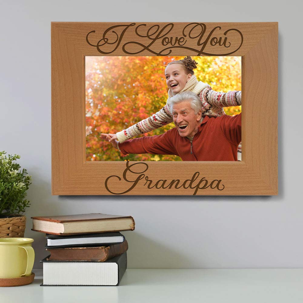 Personalized Grandpa Picture Frame - Grandparent's Day Gift -5