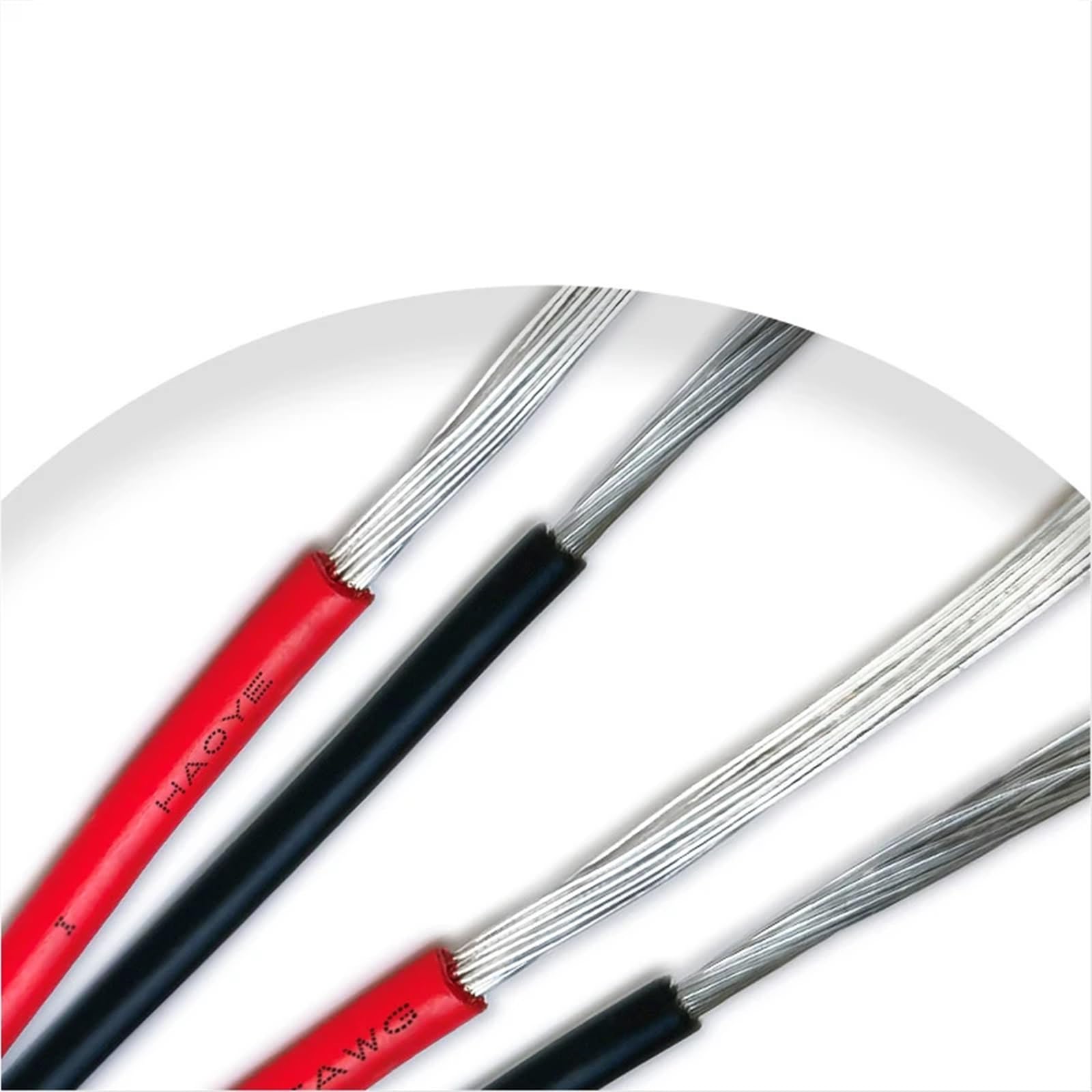 Cable Electrico, Cables Electricos Cable de extensión Rojo y Negro de 10 m, 2 Pines, 16 AWG, UL2468, for conectar Cables eléctricos con Cinta de Tira.