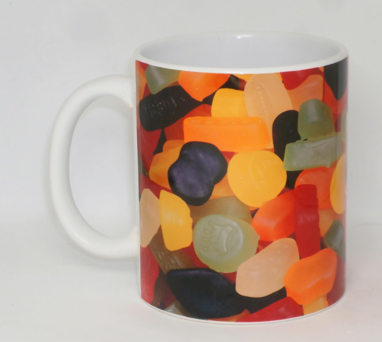 Wine Gums Collage Pattern Ceramic Mug Great Sweets Gum Candy Sweet Tooth Gift