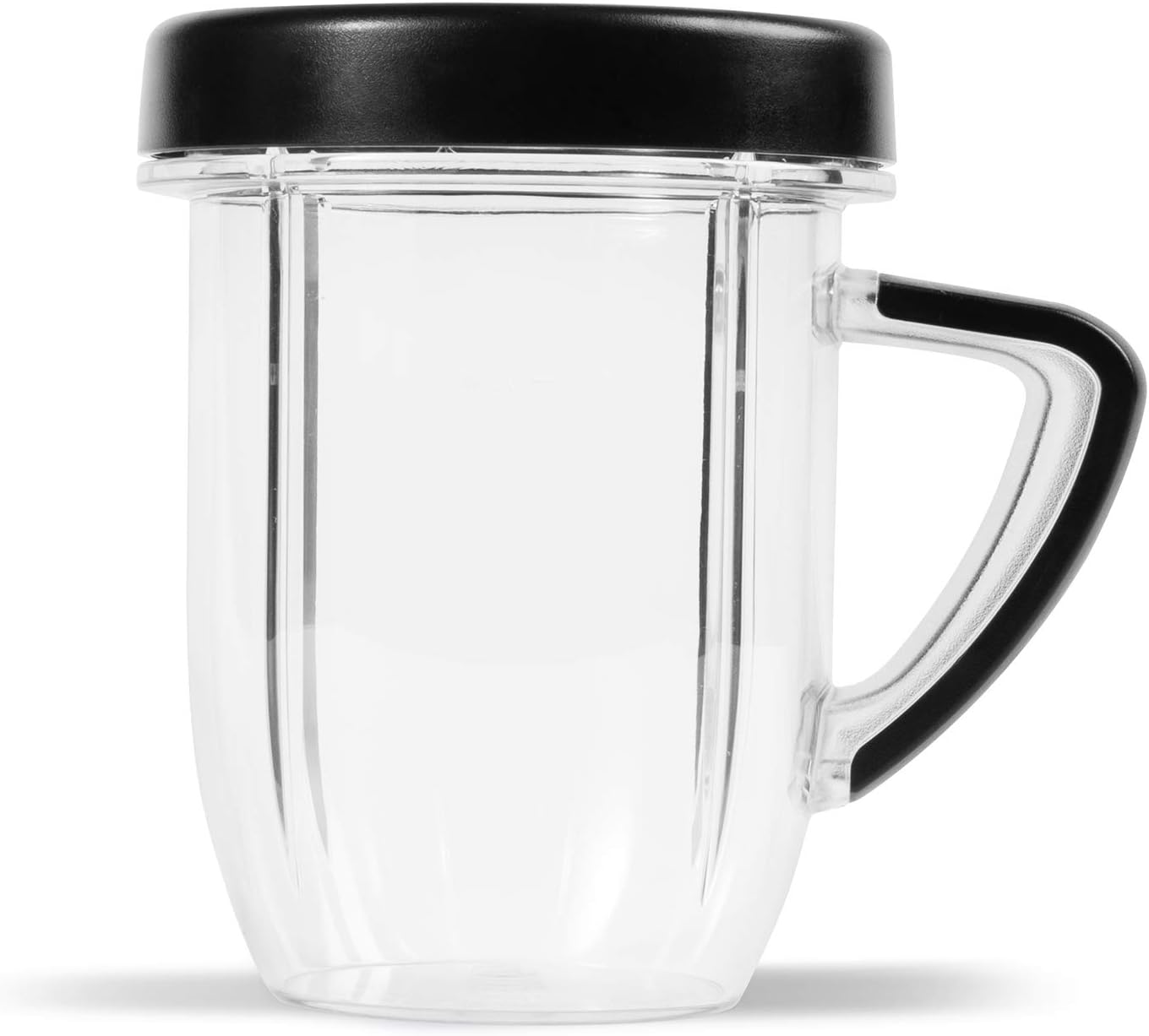 NutriBullet - NBM-U0272 Rx 30 Oz Short Mug with Lip Ring, Black