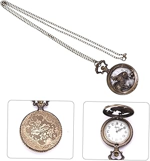 1Pc Relógio De Bolso Relógios Digitais Colar De Quartzo Relógio De Bolso Digital Relógios De Bolso Mecânicos Relógios De Colar De Pingente De Frango Relógio De Bolso Corrente