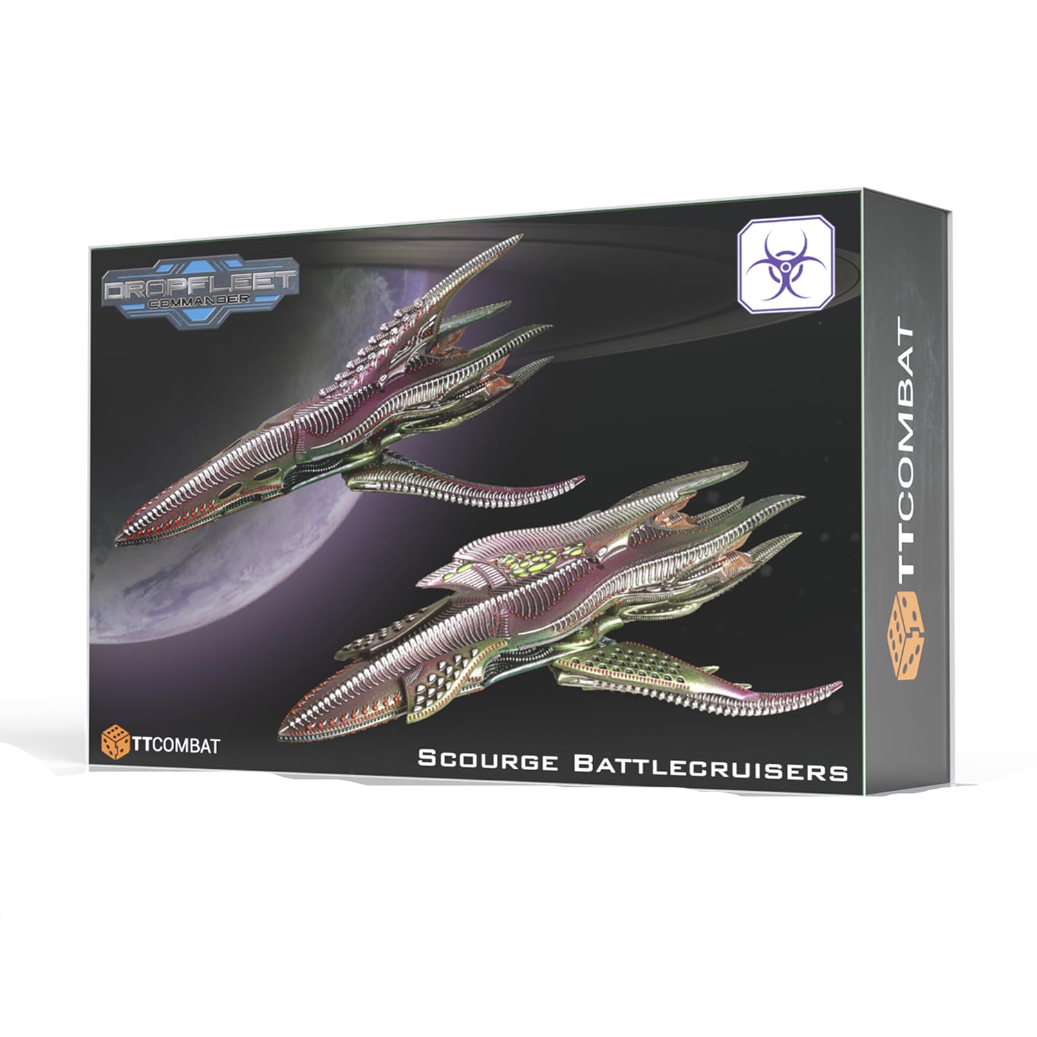 Dropfleet Commander TTCombat Scourge Plastic Battlecruisers TTDFX-SCG-024