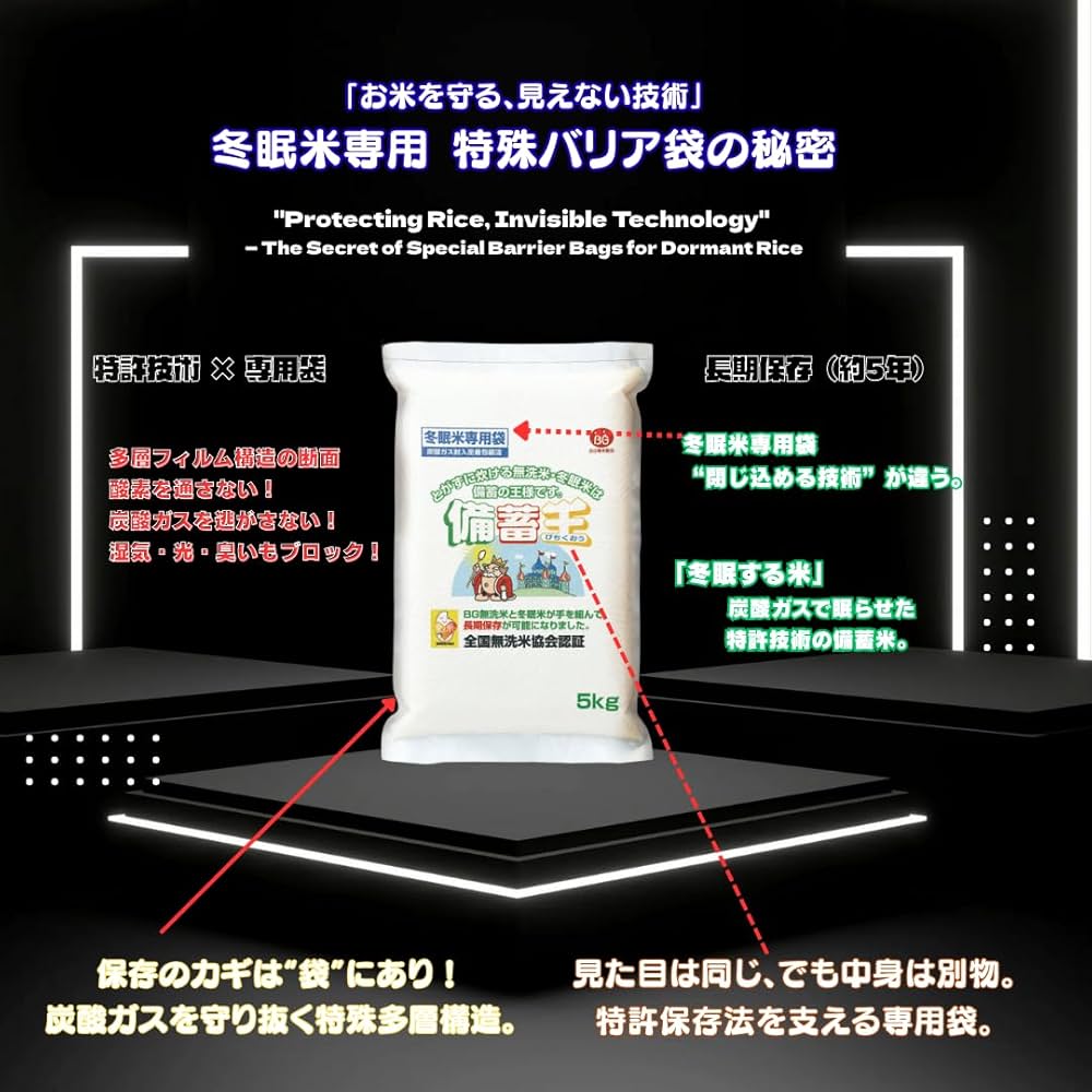 長期保存米備蓄王5キロ国産4箱20キロ 備蓄王20kg（5kg×4）