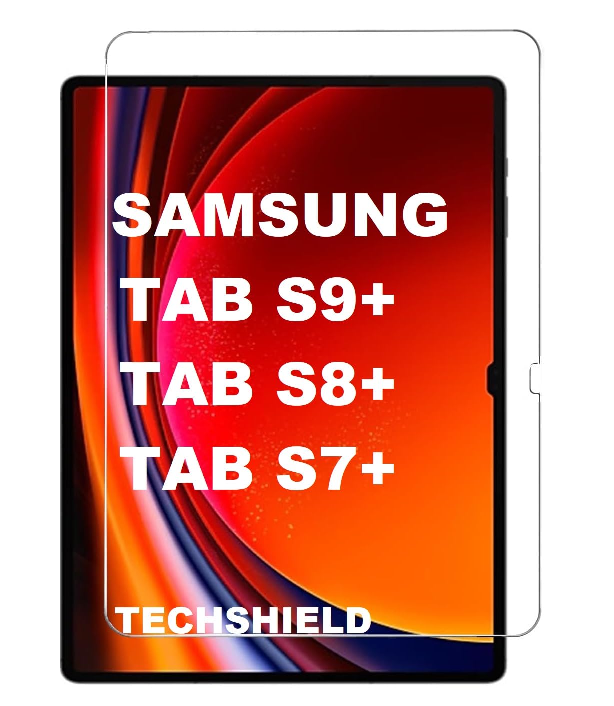 TECHSHIELD® Tempered Glass Screen Protector for Galaxy Tab S9 FE Plus/S9 Plus/S8 Plus/Tab S7 Fe/Tab S7 Plus 12.4 inch (SM-X610/X810/X800/T730/T970) (B0CFWVJD5Z) Amazon Price History, Amazon Price Tracker