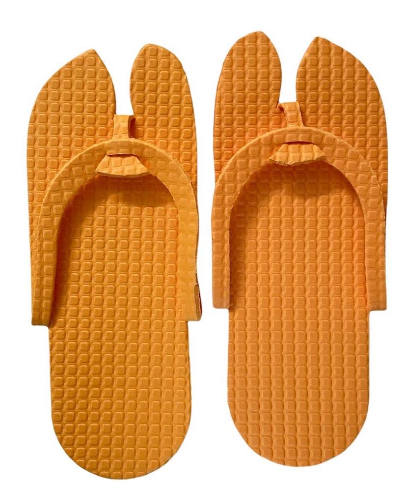 Image of CHITRA Spa and Hotel Free Size 5MM Sole Flip-flop (Orange)