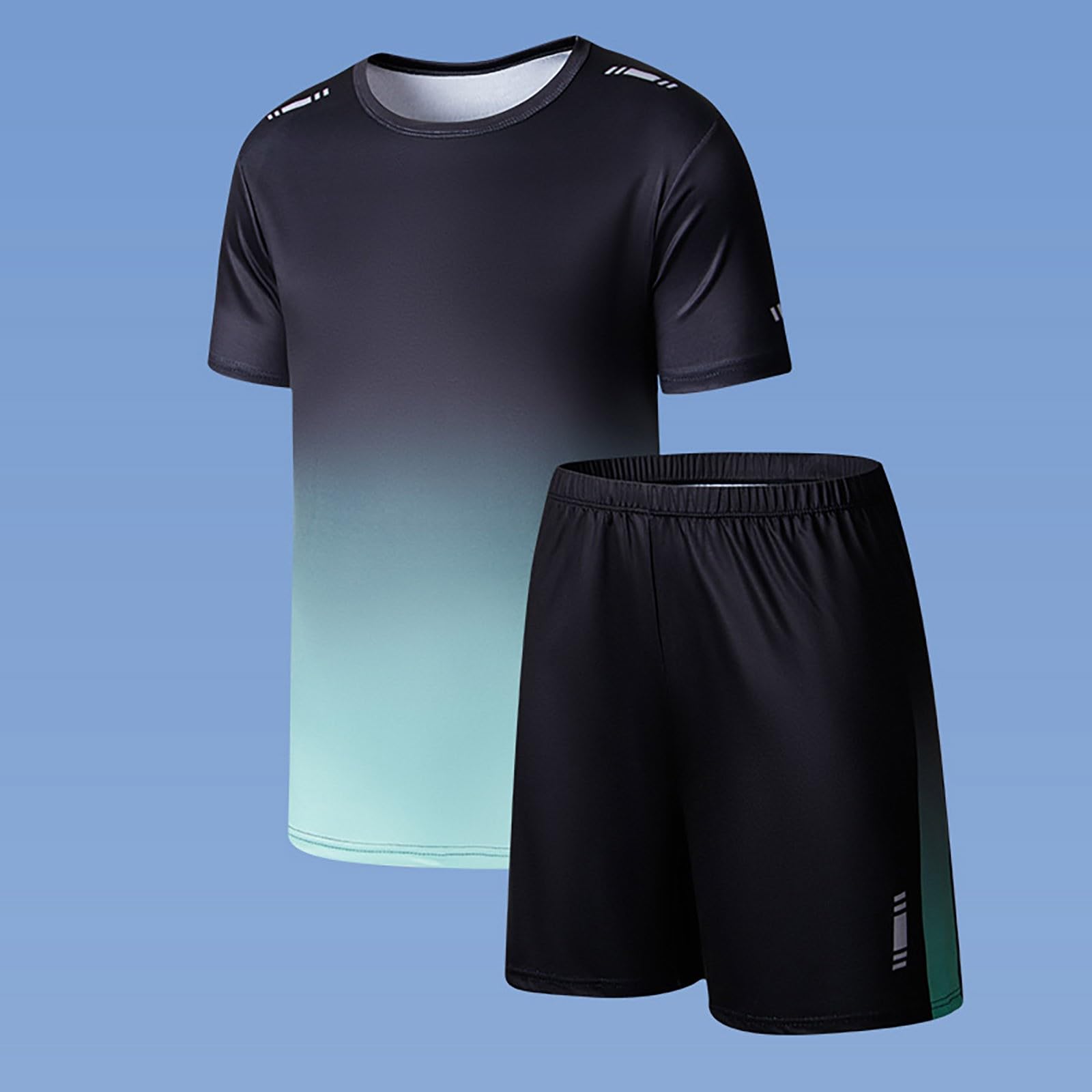 Ensemble de vêtements d'été pour garçons, ensemble complet pour adolescents, t-shirt à manches courtes et short, ensemble d'entraînement pour enfants, tenue de sport décontractée pour la course