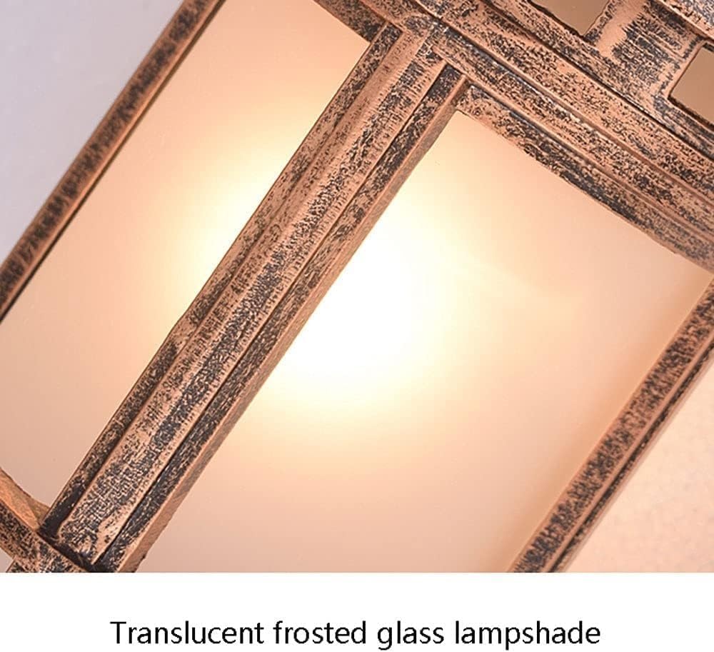 Zewnętrzne lampy wiszące matowe szkło przeciwdeszczowe oświetlenie sufitowe E27 wodoodporny żyrandol, wisząca lampa sufitowa