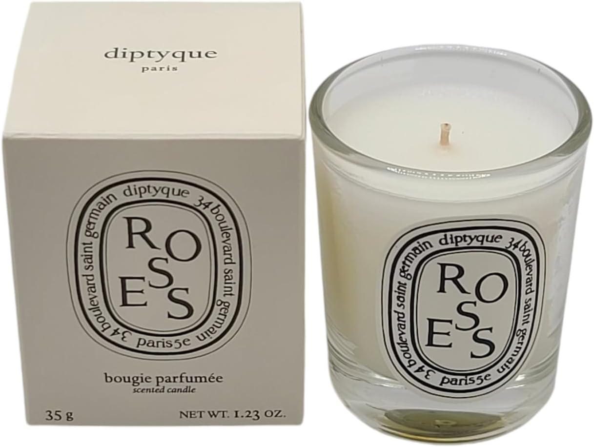 Diptyque Roses Scented Candle Mini 35g