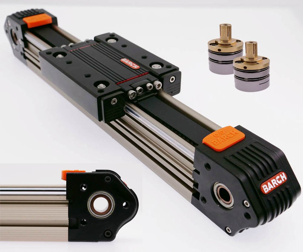 Linear slide guide linear actuator mounting brackets