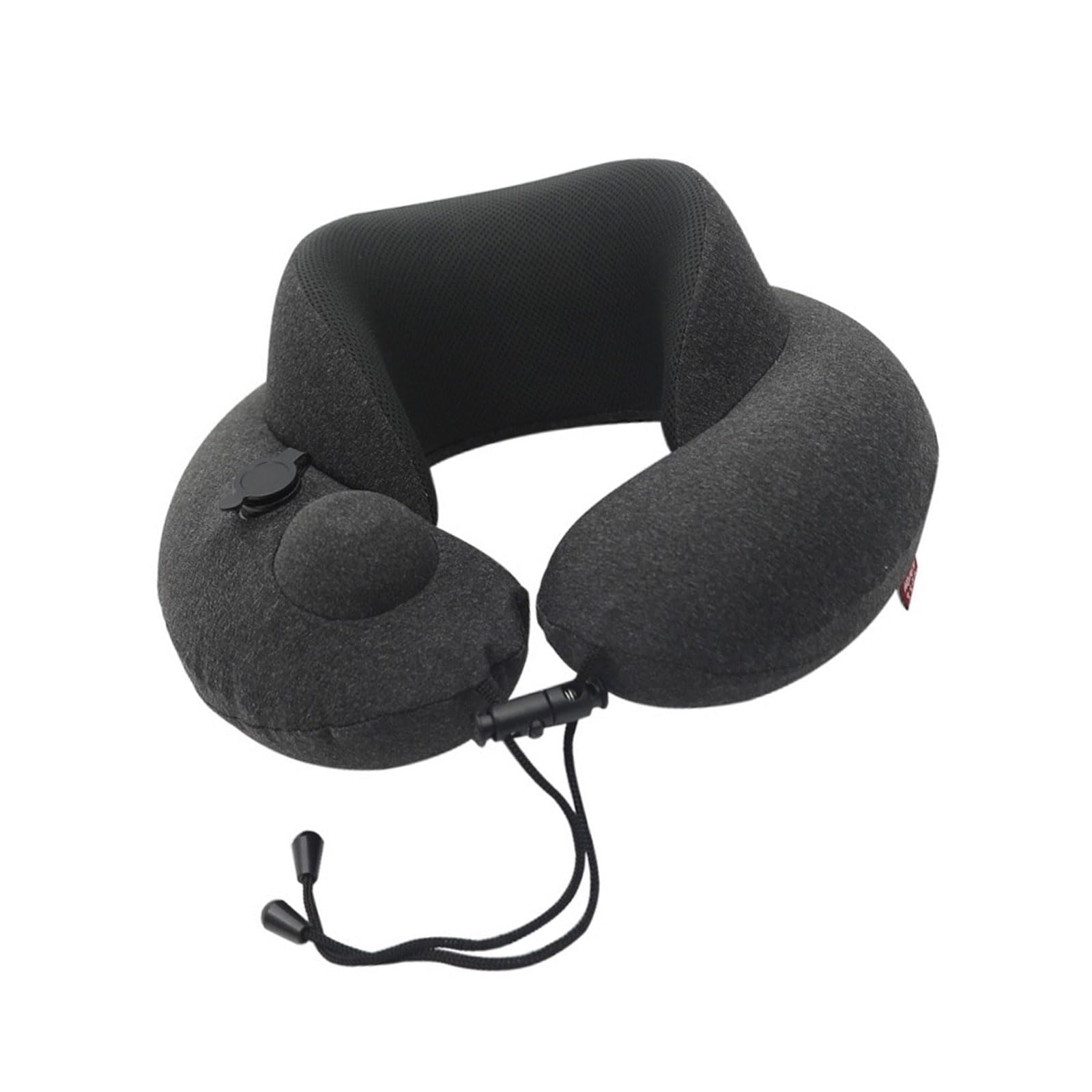 Xjdzineq Ergonomic U Shape Travel Neck Pillow with Press to Inflatable Design for Airplanes Car Washable Breathable Neck Rest