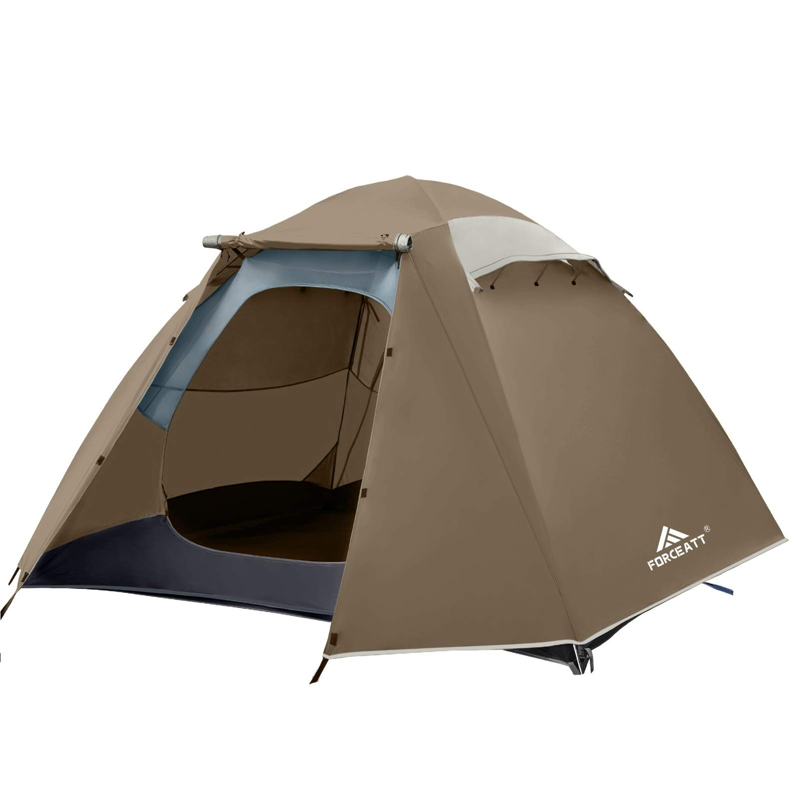 Forceatt Camping Tent 2/3/4 Person, Professional Waterproof & Windproof Lightweight Backpacking Tent Suitable for Outdoor,Hiking,Glamping.