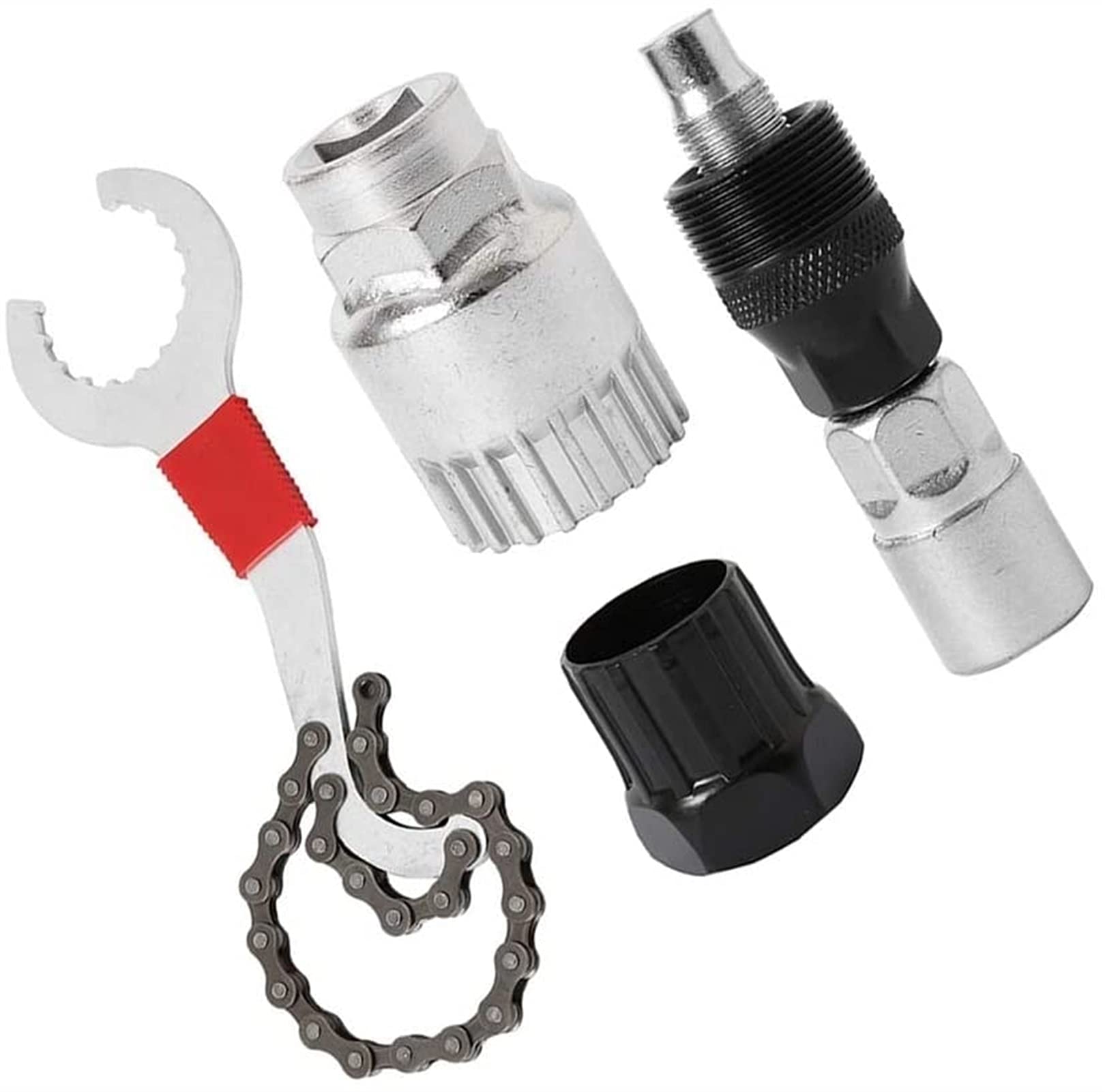 Juego de 4 Herramientas de extracción de pedalier, Extractor de pedalier, Juego de Llaves, Herramienta de reparación de Bicicletas
