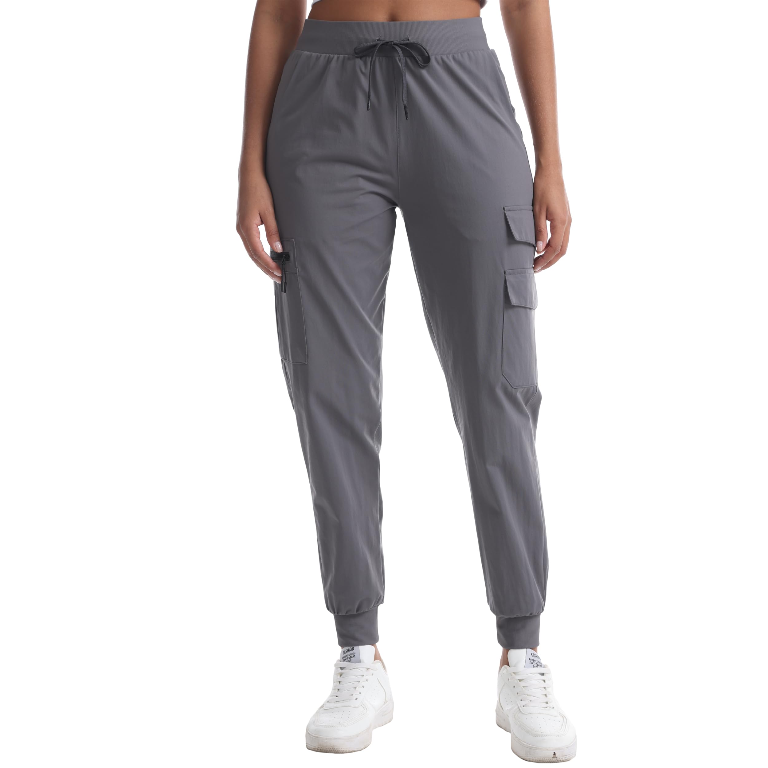 Haowind Cargo Pants for Women with Pocket Workout Athletic Joggers Lightweight Casual Tra…