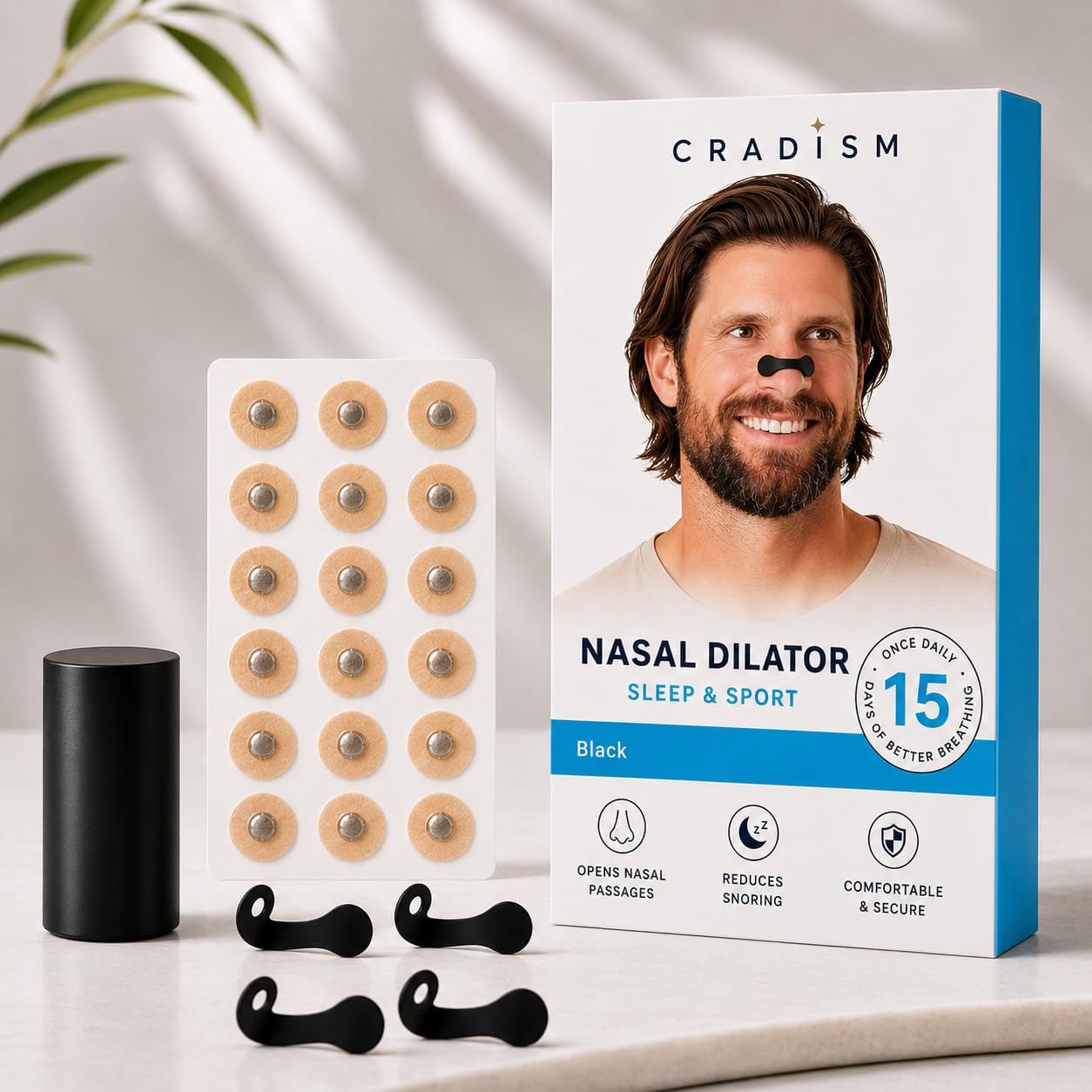 Magnetic Nose Strips for Breathing | Snoring Stopper for Men | Nasal Strips for Breathing | Nasal Dilators For Breathing | Instant Relief From Snoring | Anti Snoring Nose Clip For Men-image-36