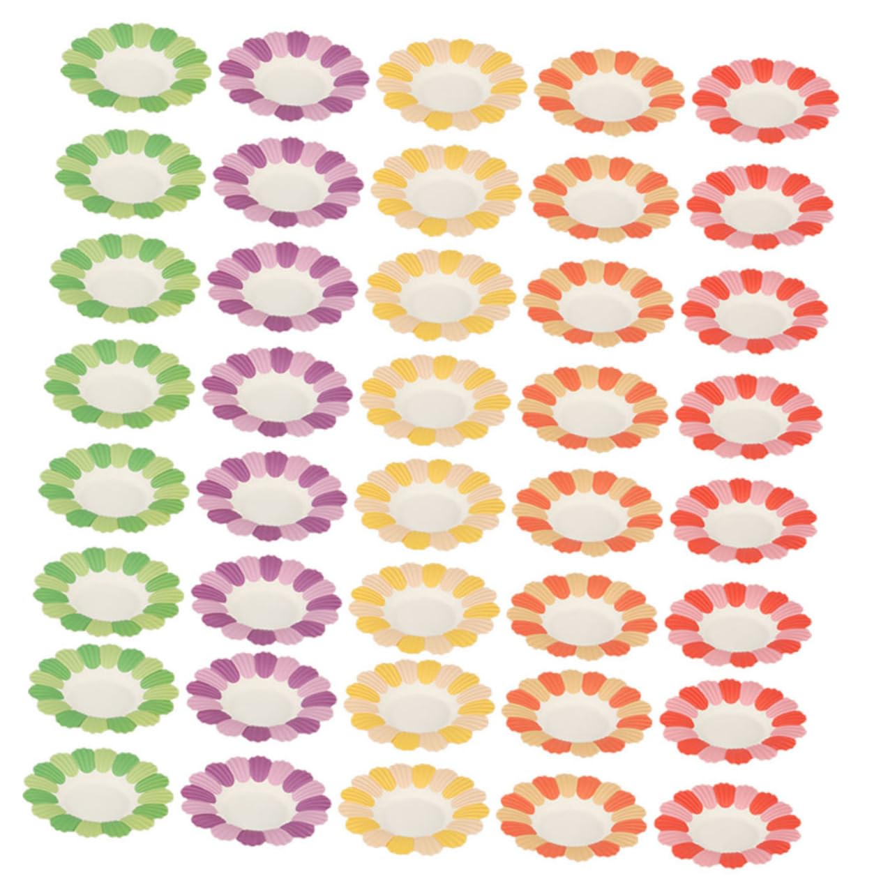 Hemobllo 500piezas Desechables Decorativos Para Cumpleaños Bodas Coloridos y Para Aperitivos y Snacks