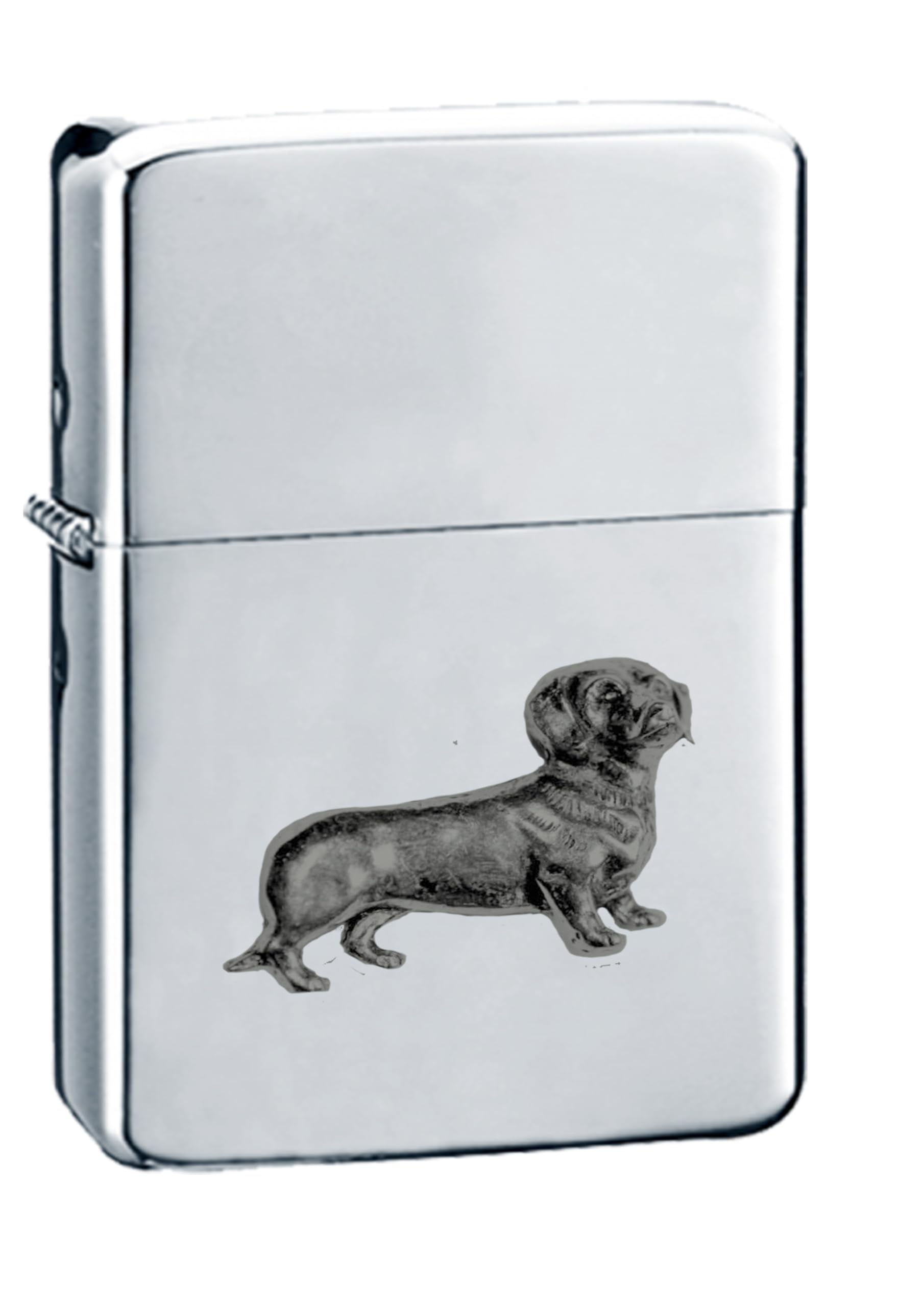 Briquet D12 en étain teckel le cadeau idéal rechargeable essence