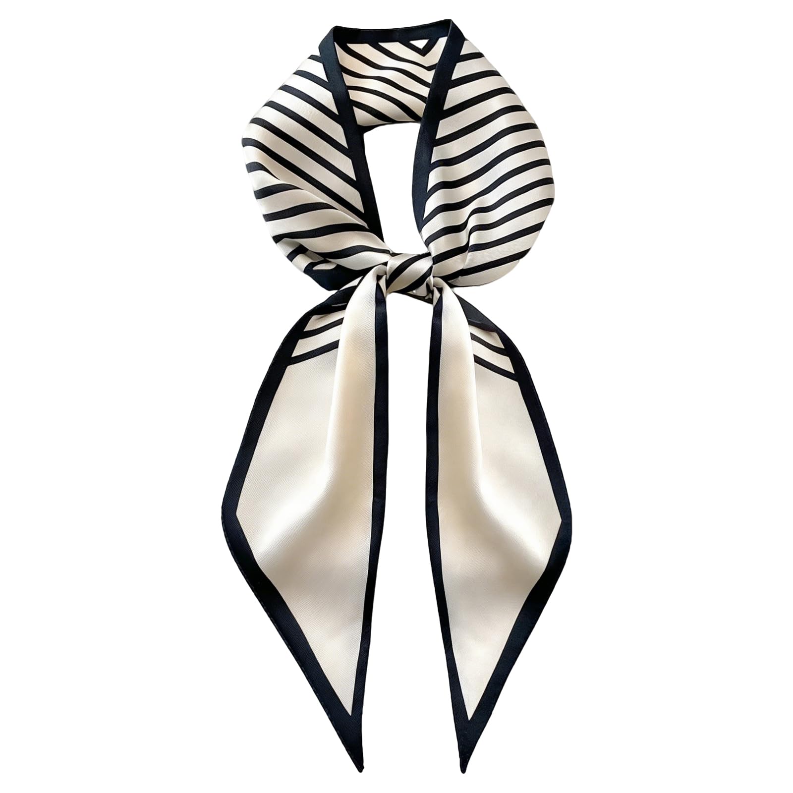 Silk Neck Scarf for Women, Elegant Satin Scarves for Suit & Blazers, Stylish Neck Scarf for Casual, Office, and Formal Wear, Lightweight Accessory-image-22
