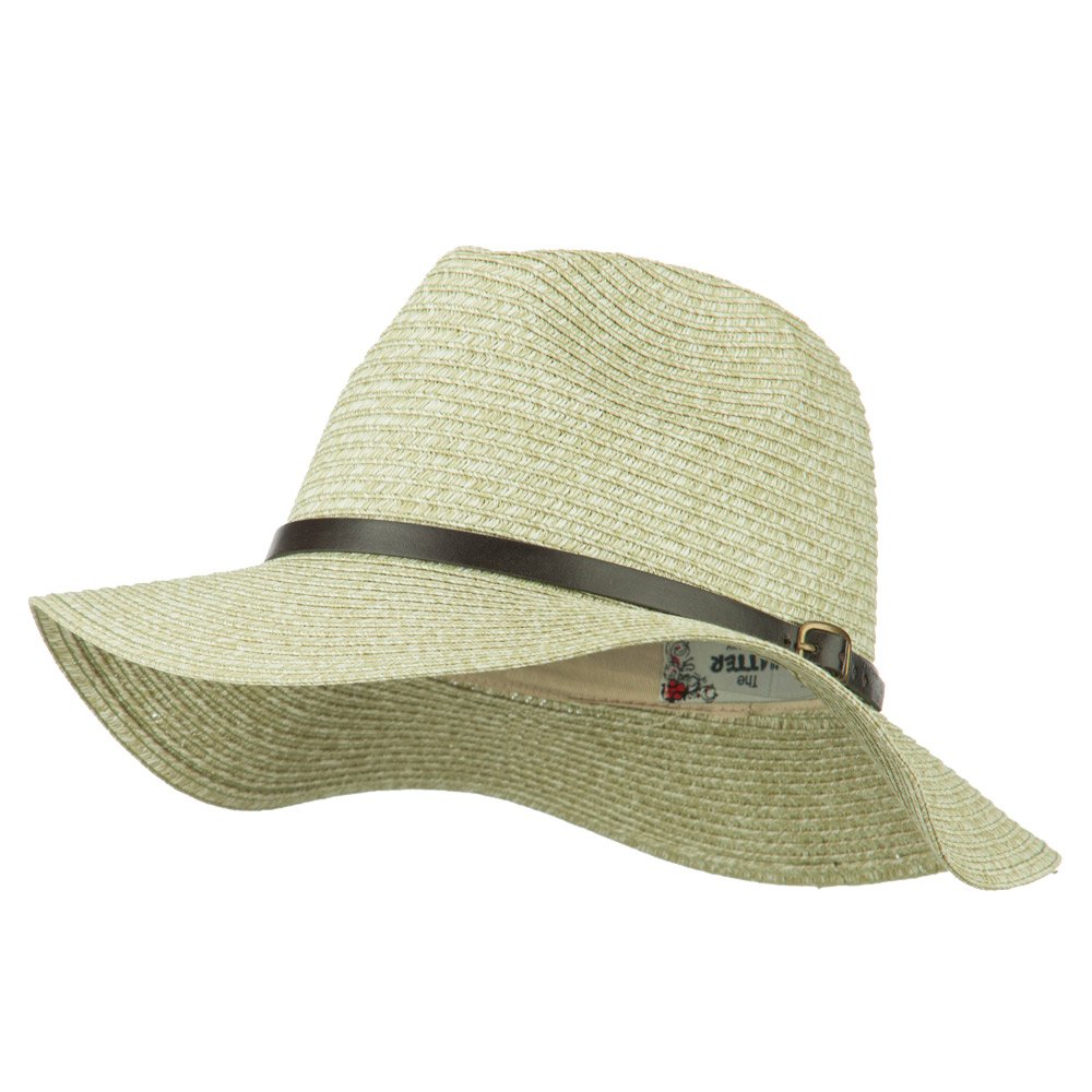 Hatiya Mixed Paper Panama Fedora - Taupe OSFM