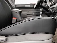 Vista 4 de LUCKYMAN CLUB Tacoma 2005-2015 - Fundas de asiento de ajuste personalizado para cabina de tripulación con piel sintética (2005-2015 negro)
