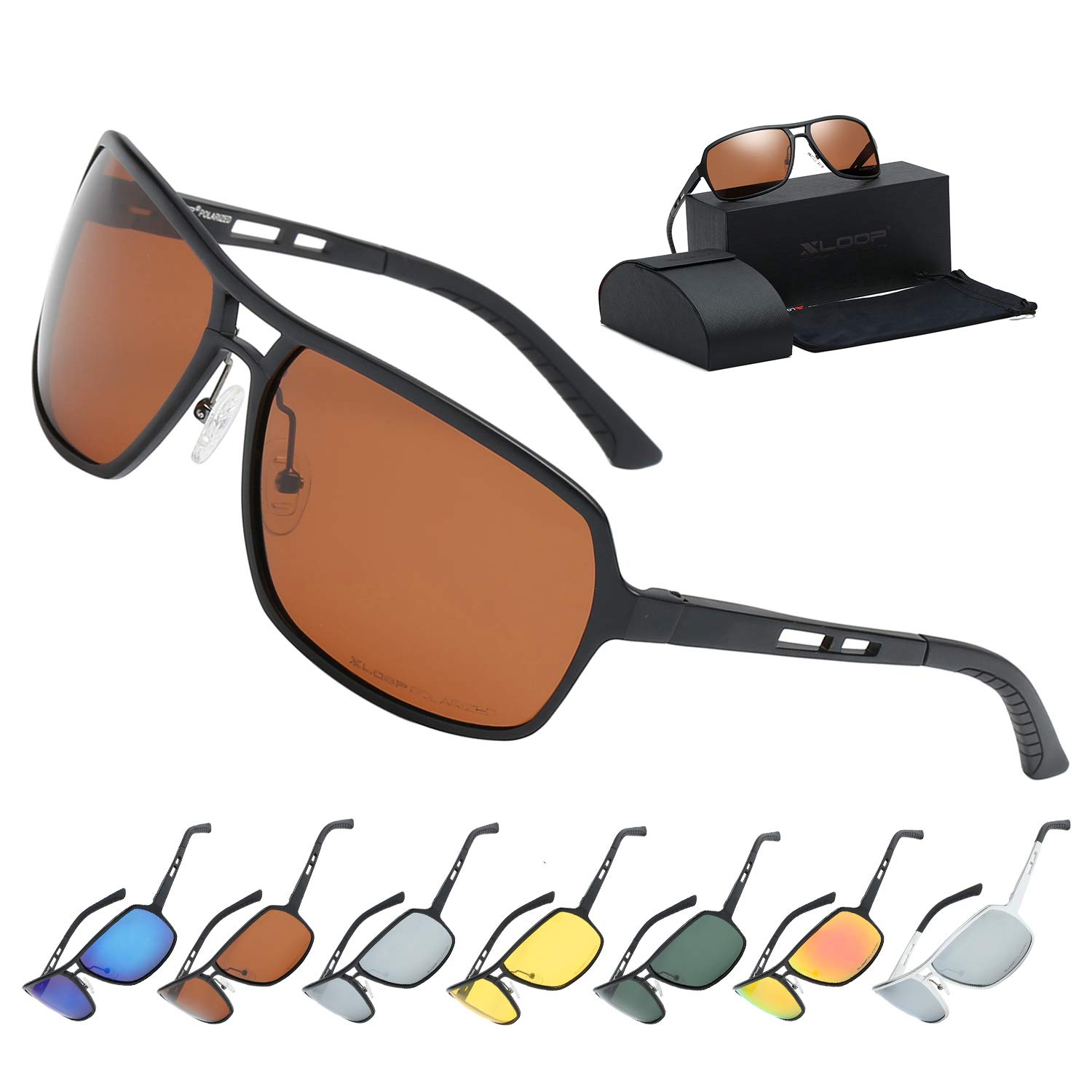 aircraft aluminum sunglasses