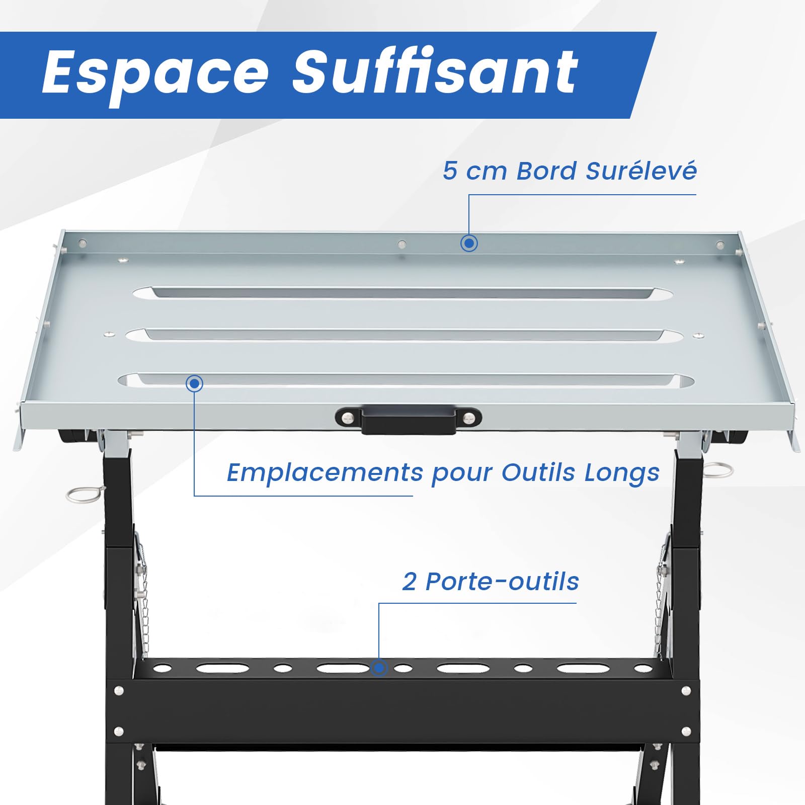 Table de Soudage Réglable Plateau Inclinable et Hauteur Réglable Table Table de Soudage Réglable Plateau Inclinable et Hauteur Réglable Table