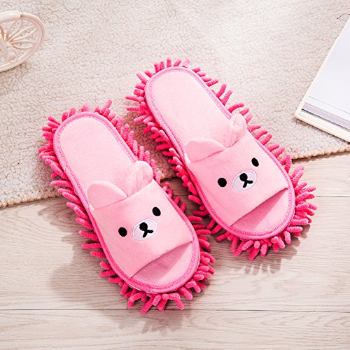 Image of Selric Super Chenille Microfiber Washable Mop Slippers Shoes, Detachable Mopping Shoes, Floor Dust Dirt Hair Cleaner, Multi-sizes Multi-Colors Available