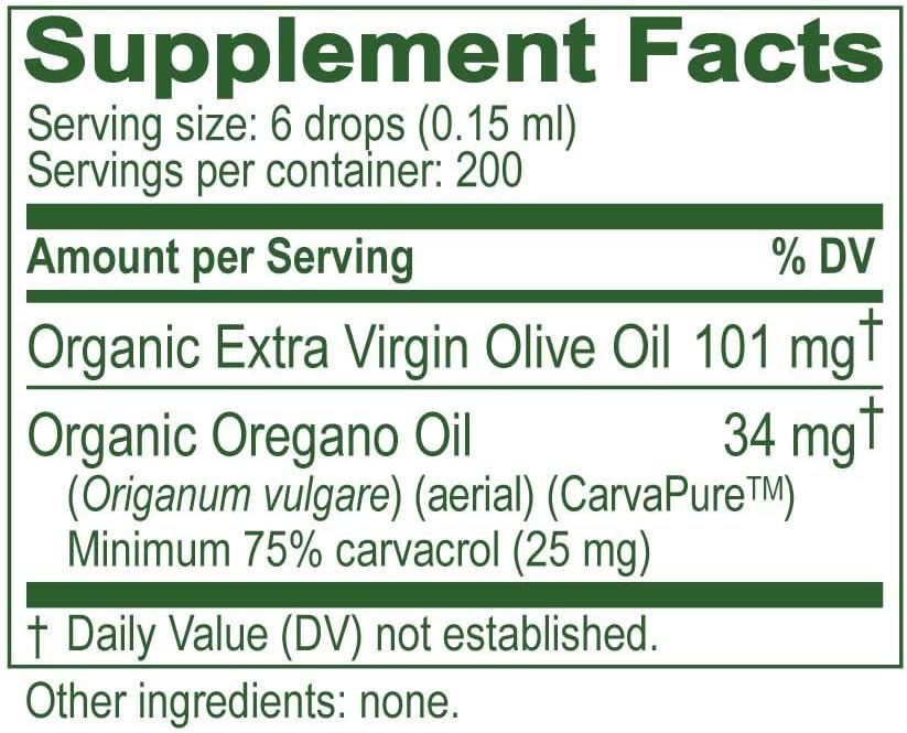 Miniatura 6 de Island Nutrition, Gotas líquidas orgánicas de aceite de orégano (1 fl oz) - Aceite de oliva 100% orgánico y aceite de orégano orgánico, cultivado en