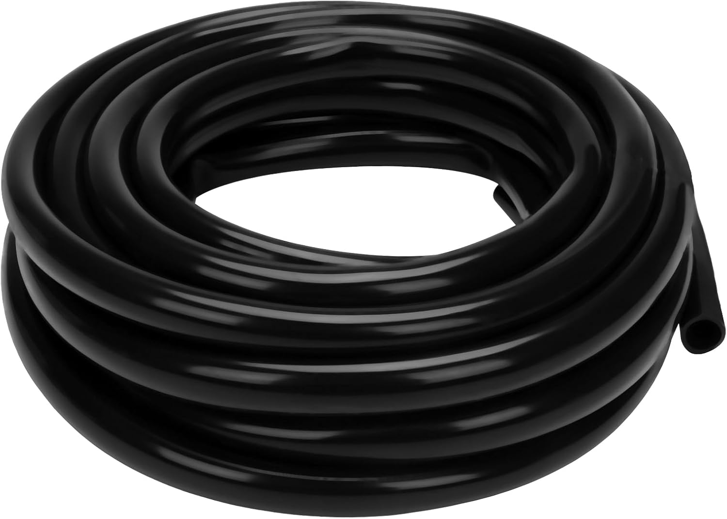 DERPIPR Food Grade Silicone Tubing - 1/2" ID x 5/8" OD High Temp Flexible Thick Black Silicone Hose for Homebrewing Punp Transfer 8 Meters(26ft) Length