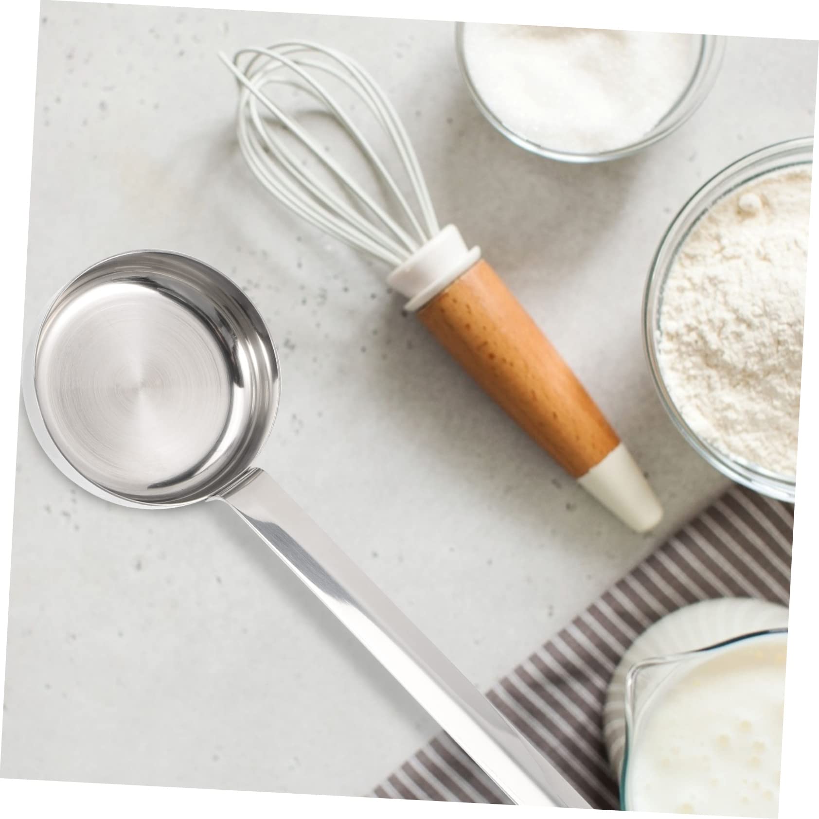 2pezzi Inossidabile Per Pizza e Salsa Utensile Per Ristoranti e Domestiche Per Spalmare e Misurare Condimenti