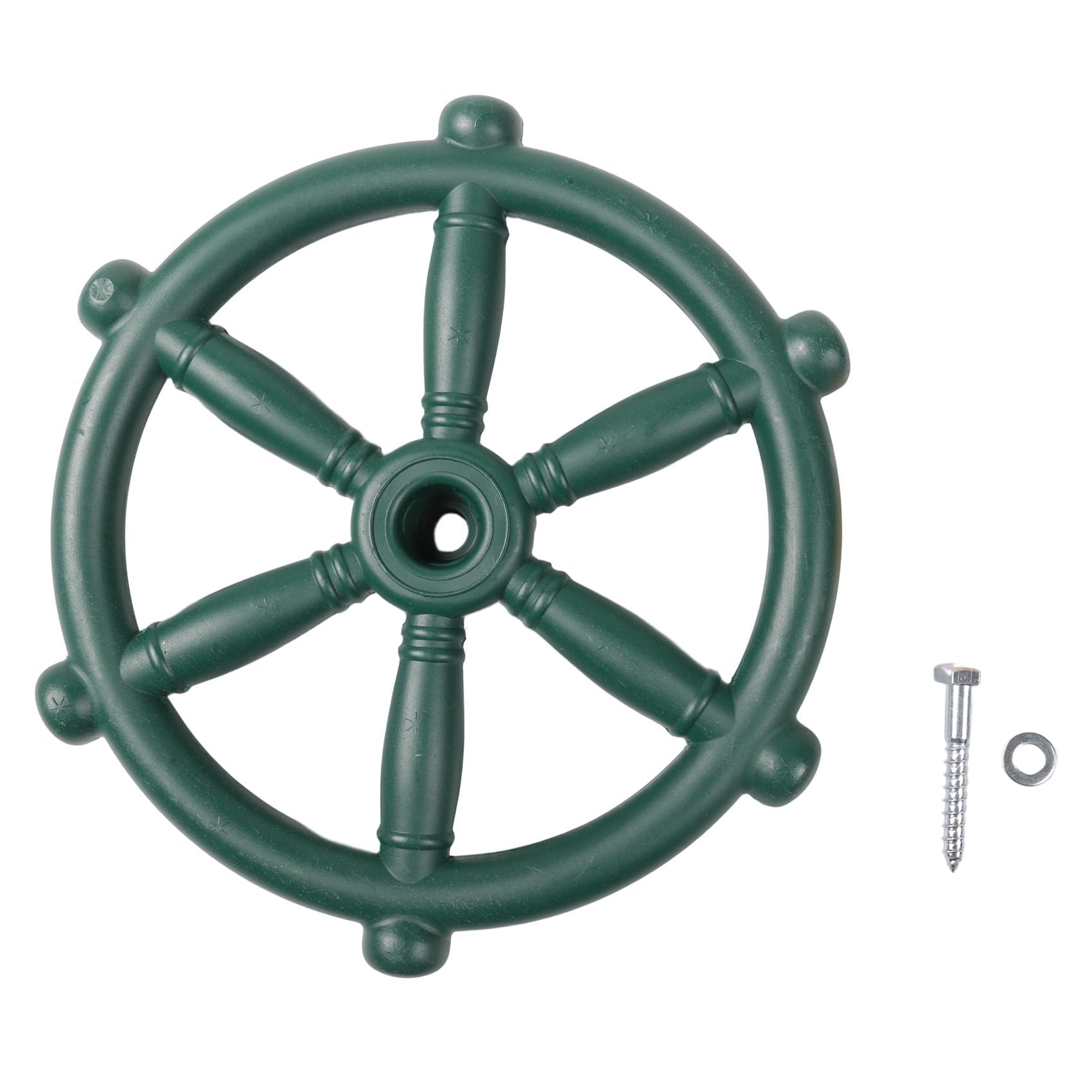 Kit d'accessoires d'aire de jeu pour enfants - Télescope de pirate, volant, équipement d'aire de jeux - arrière-cour