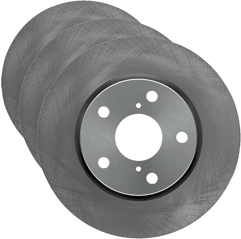 Disco de freio dianteiro Bendix Premium PRT5886 para Lexus HS250h, Scion xB, Toyota Prius V e RAV4 – Pacote com 3
