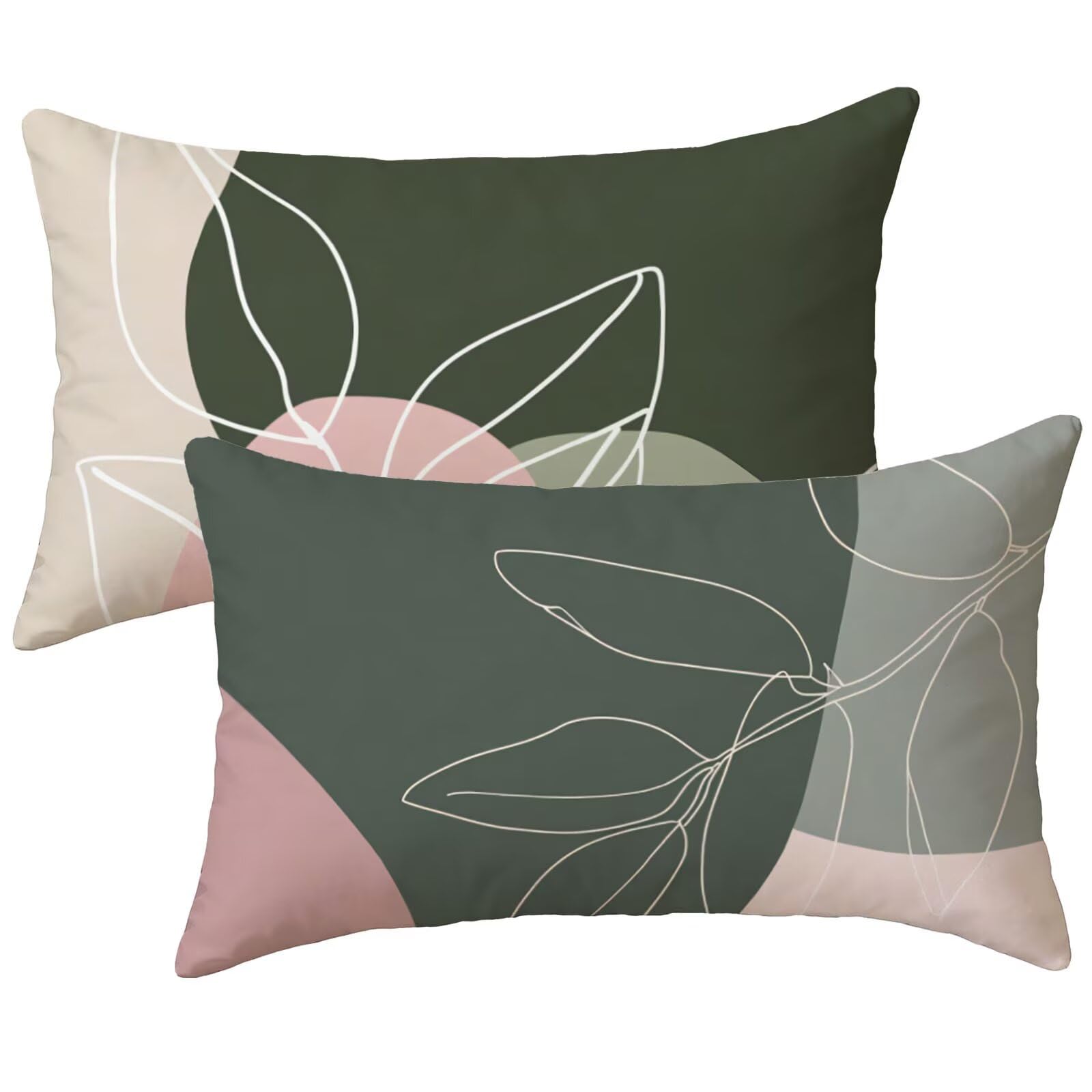 Housse de coussin rectangulaire 50 x 70 idéale pour salon de jardin