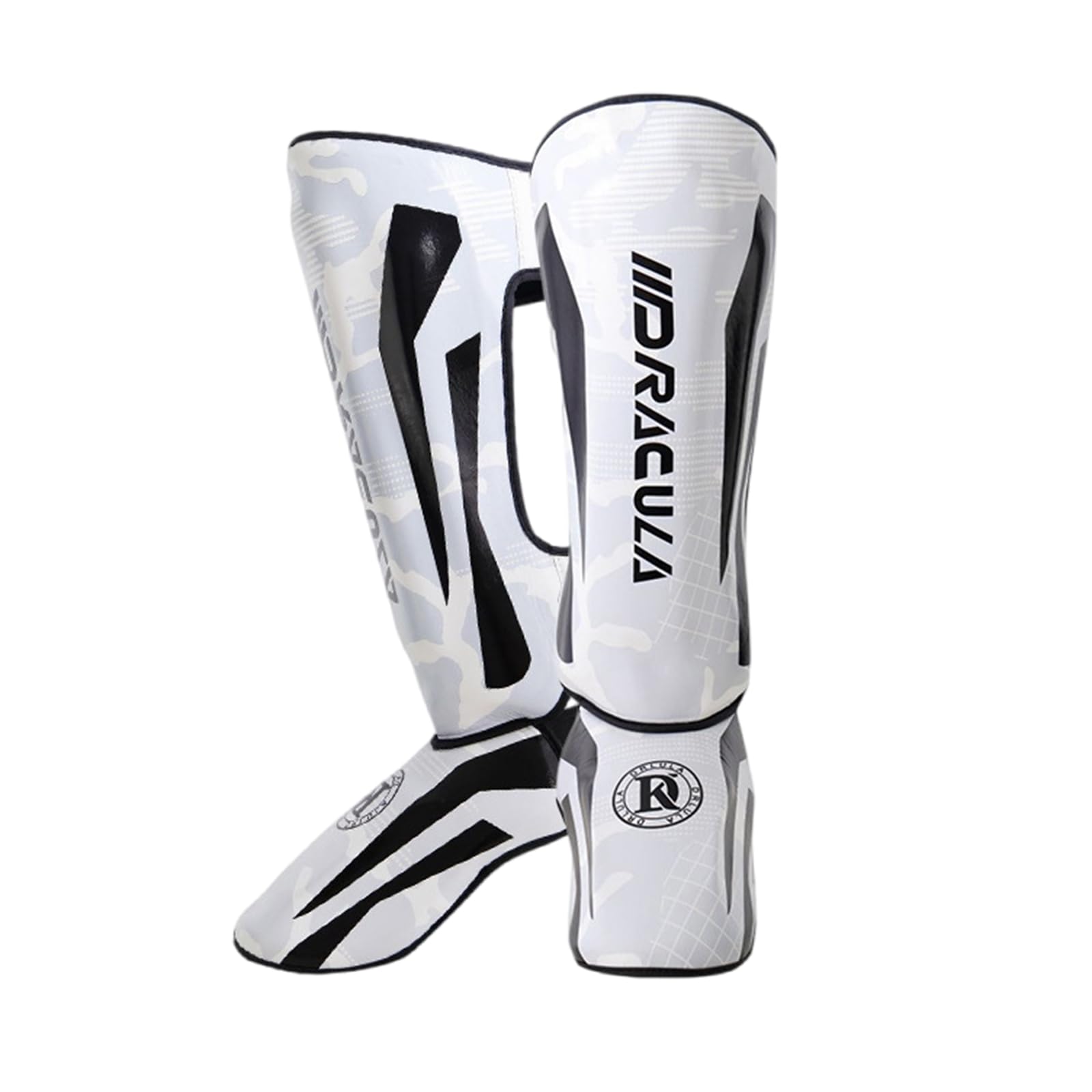 Protège-Tibias De Boxe - Cuir Renforcé Absorbant Chocs - Réglable Kickboxing Muay Thai