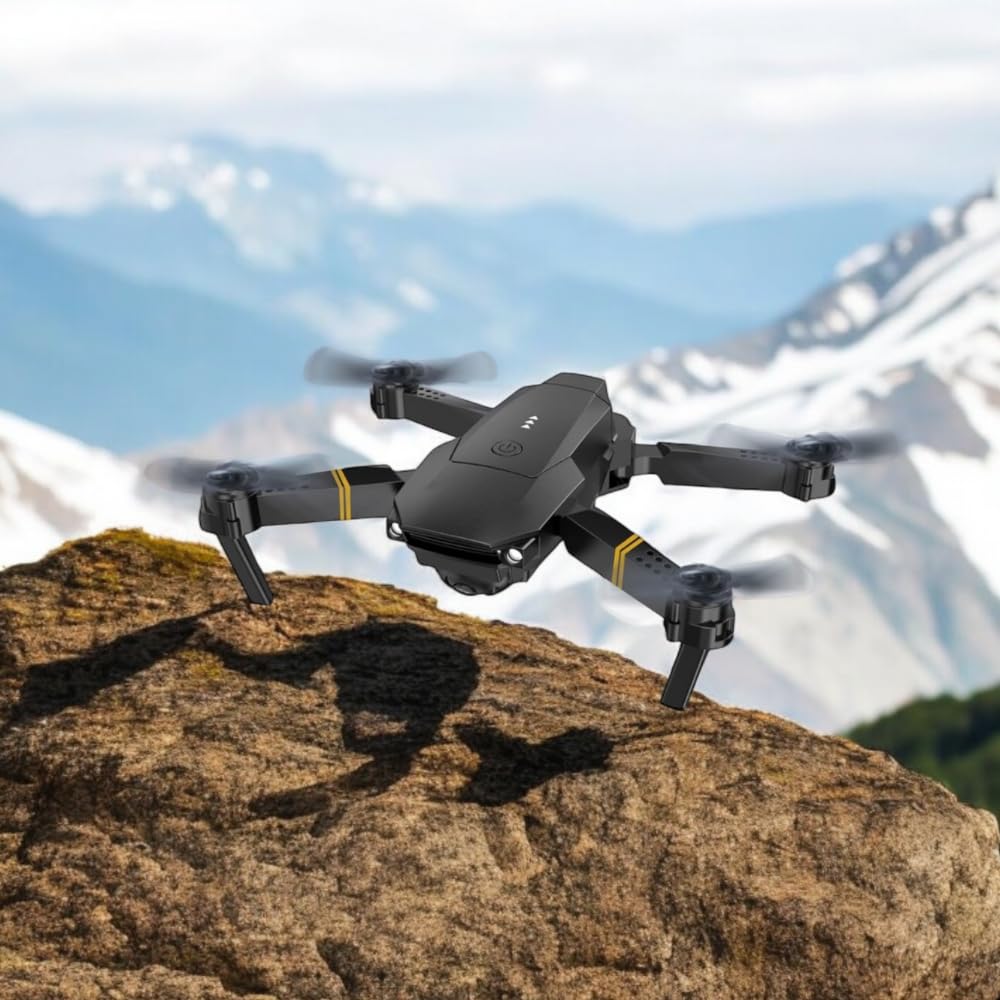Mini Drone Pieghevole con Fotocamera 4K Ultra HD con Telecomando Wi-Fi