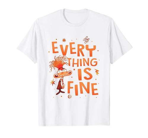 Disney Pixar Inside Out 2 Everything Is Fine Anxiety Logo