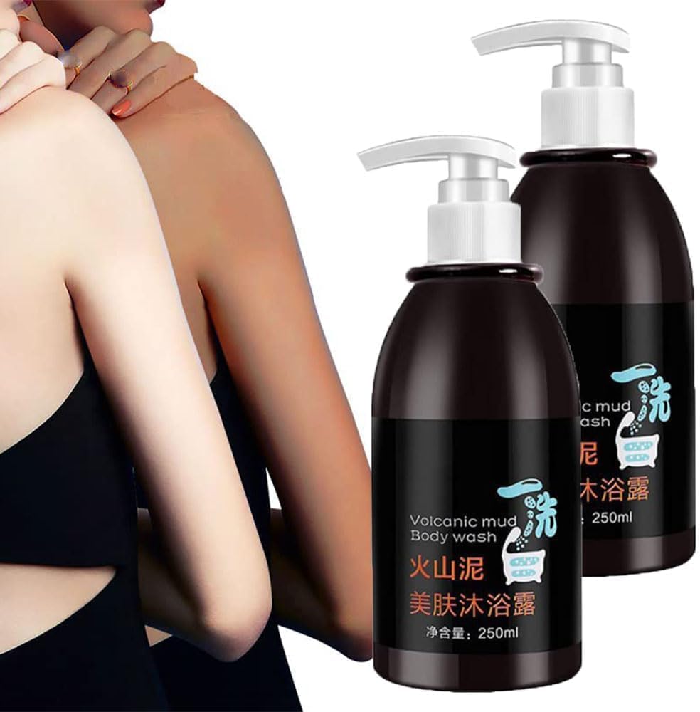 2PCS Shower Gel Whitening Shower Gel Volcanic 250Ml