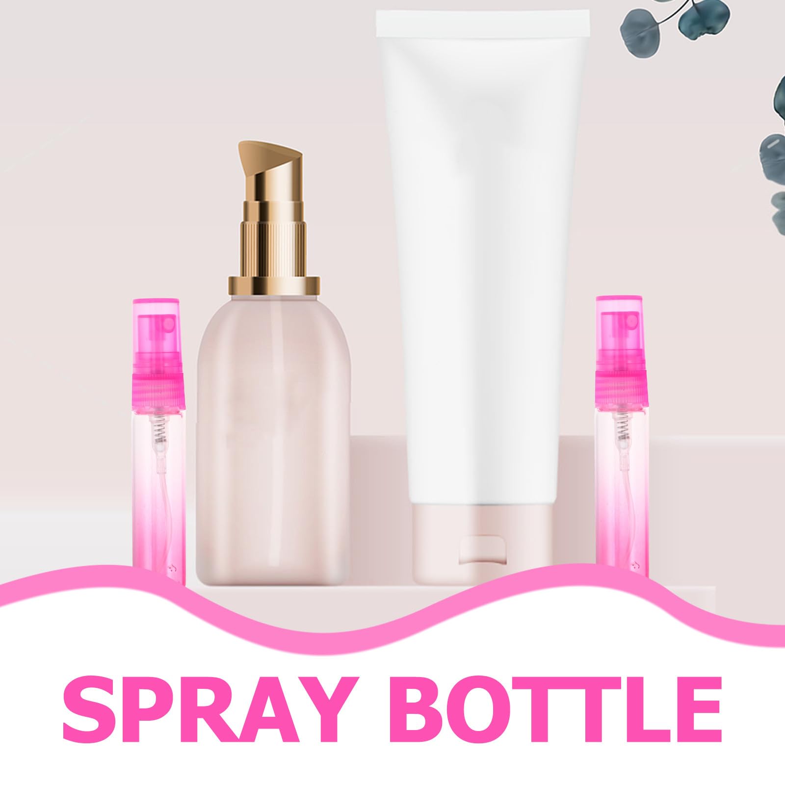 OUNONA 30 szklanych butelek na próbki perfum: 5 ml miniaturowe fiolki z rozpylaczem do torebki podróżnej - pusty, wielokrotnego użytku atomizer do perfum dla kobiet, dziewcząt i mężczyzn