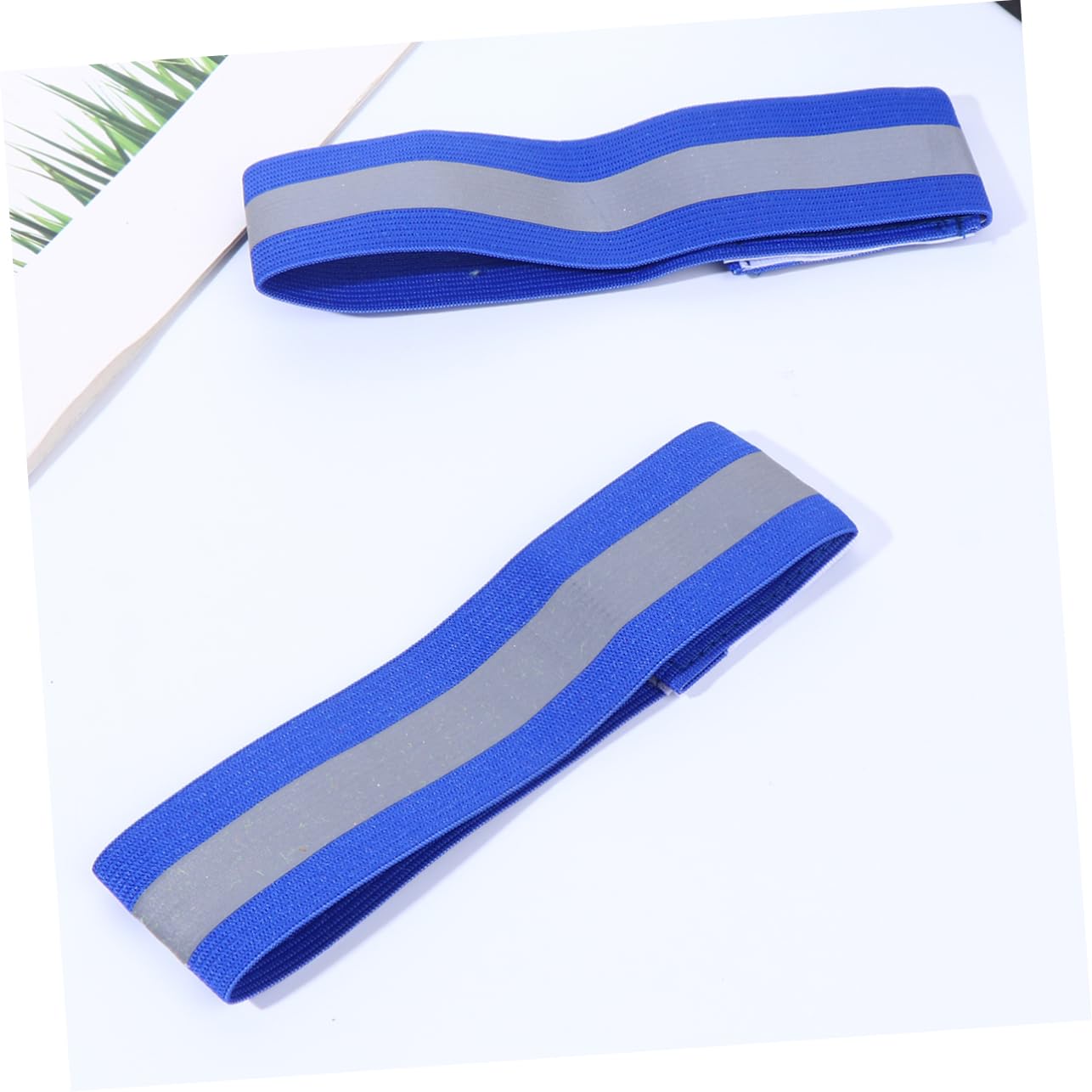 Milisten Bracelet Réfléchissant Lumières De Vélo pour Rouler La Nuit Gilets Rafraîchissants pour Hommes Para Brassard Reflechissant Elastiques Bracelets Blue