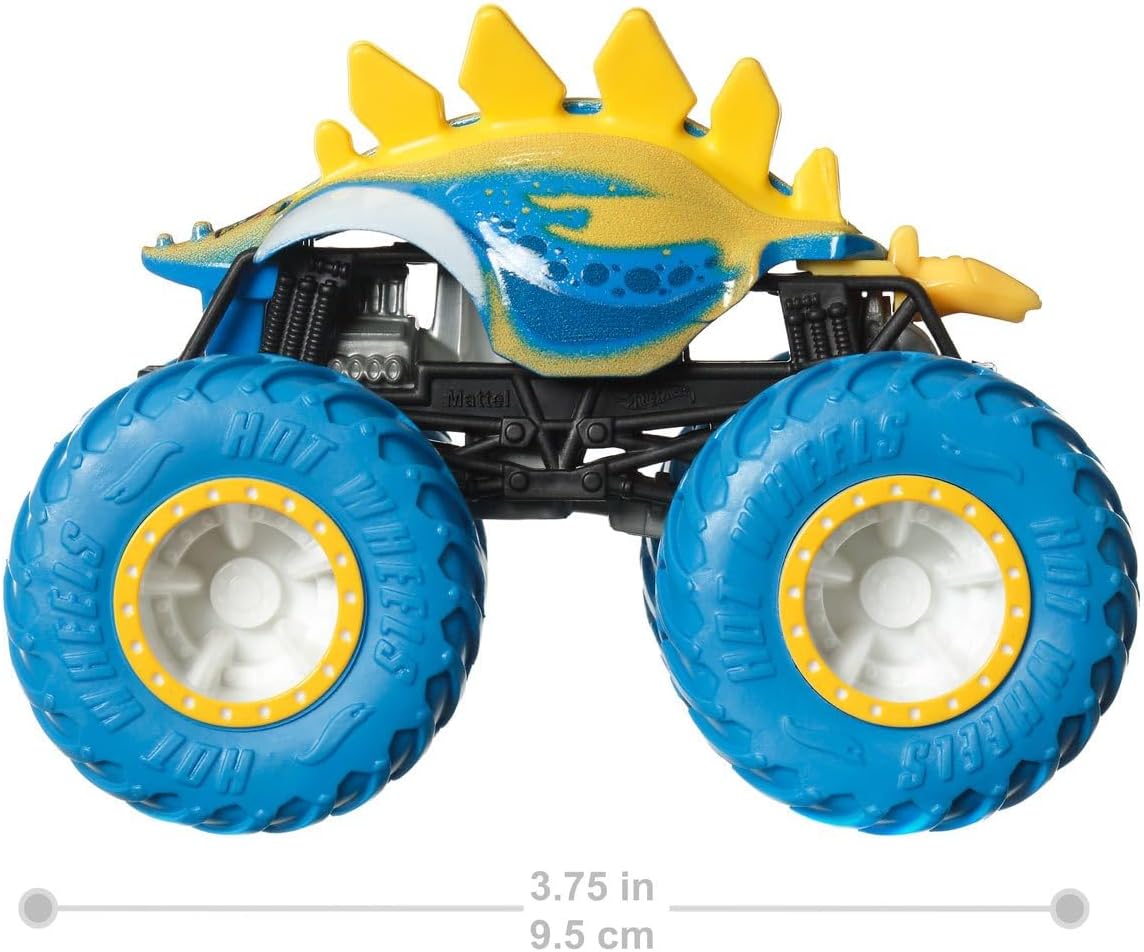 Hot Wheels Monster Trucks Motosaurus (Yellow/Blue)