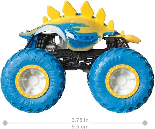 Miniatura 3 de Hot Wheels Monster Trucks Motosaurus (amarilloazul)